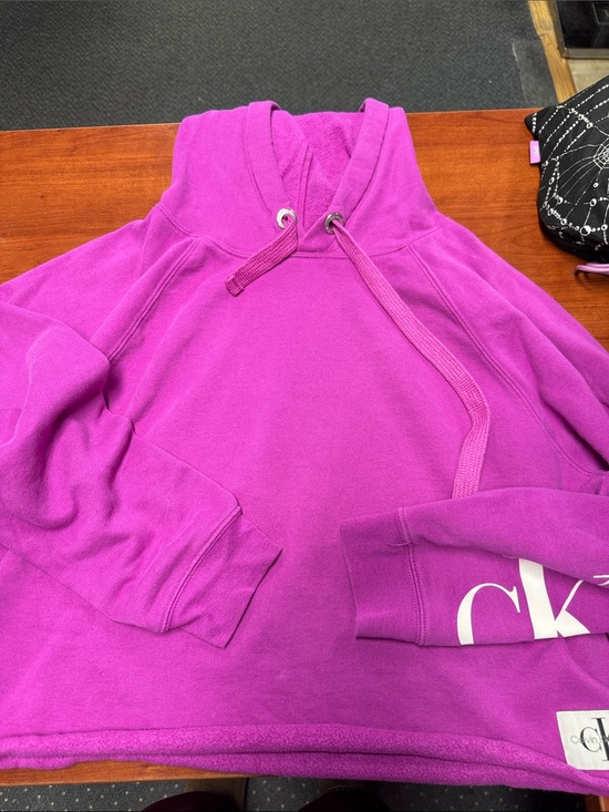 Calvin Klein Jeans Tops - Calvin Klein jeans cropped hoodie L // 101084